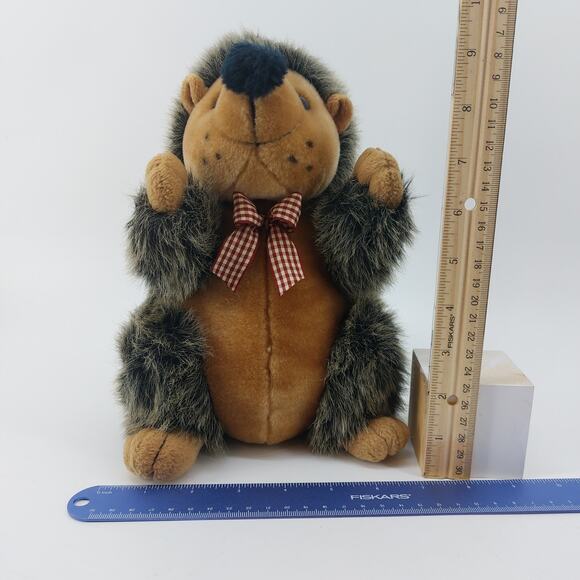 Vintage Hedgehog German Plush Hand Puppet 80s - Picture 2 of 11